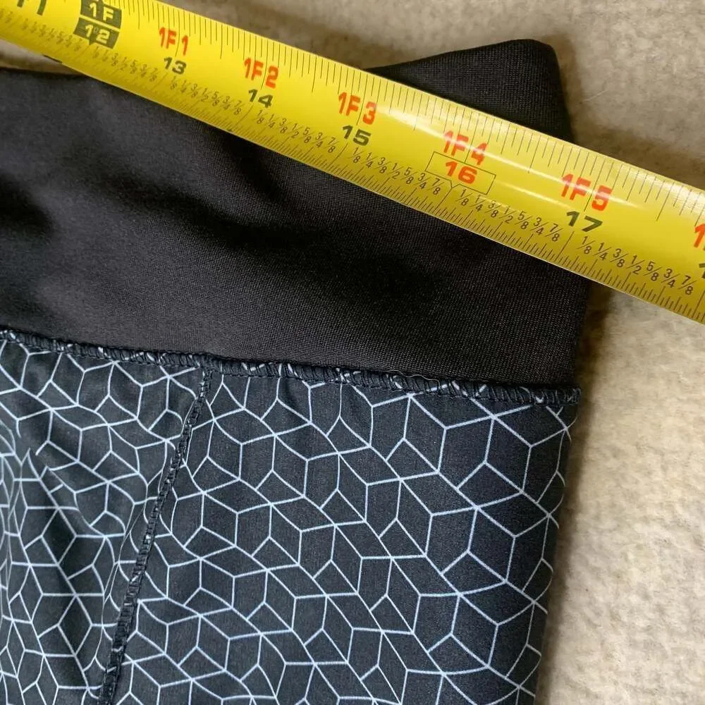 Oiselle Long Running Skirt Black Diamond sz 14